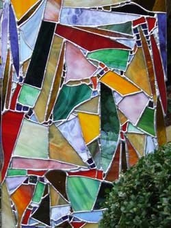 Mosaikbild  Glaskunst Tiffany