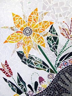 Mosaik Blume